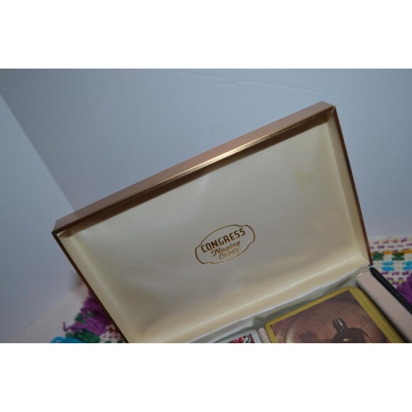 Vintage Playing Cards 1970s Still Life Double Decks in Box - Picture 4 of 5